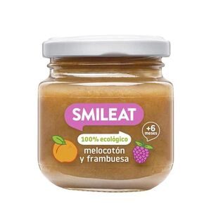 Smileat BIO ovocný příkrm broskev, banán, hruška a maliny 6m+ 130 g obraz