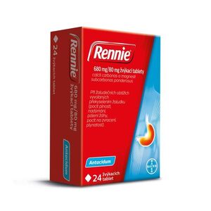 Rennie 24 žvýkacích tablet obraz