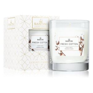 Santini Luxusní svíčka - Fresh Cotton obraz
