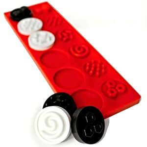 Hencz Toys Puzzle senzorická kolečka XL, kontrastní obraz