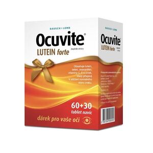 Ocuvite LUTEIN forte dárkové balení 60+30 tablet obraz