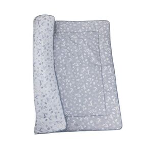 Bomimi HRACÍ deka 120x120, bavlna, oboustranná lesní zvířátka, šedá obraz