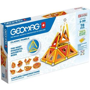 Geomag Classic Panels magnetická stavebnice 78 dílků obraz