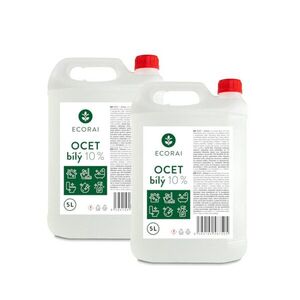 Ecorai Ocet bílý 10 % na úklid - kanystr 2 x 5 l (10 l) výhodné balení obraz
