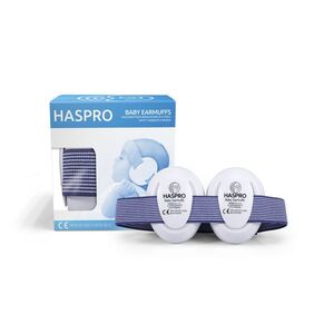 HASPRO Hearing Protection BABY sluchátka na uši, 0m+, modrá obraz