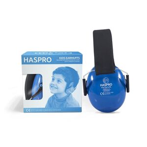 HASPRO Hearing Protection KIDS sluchátka na uši, modrá obraz