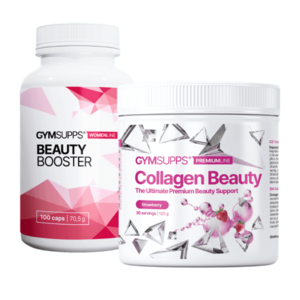 Gymsupps Collagen Beauty 120g + Beauty Booster 100cps obraz