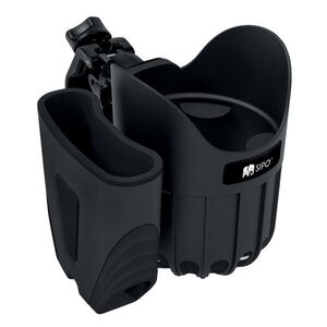 SIPO UNI Držák na nápoje & telefon, 2v1, černý obraz