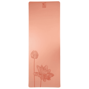 SharpShape Podložka na jógu PU FLOWER peach obraz