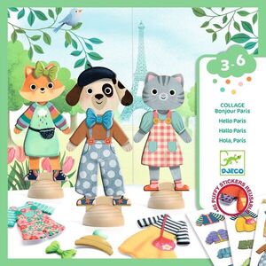 Djeco Koláž Bonjour Paris obraz