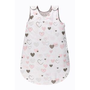 Bomimi Spací pytel 75cm / 3-12m, SRDÍČKA šedá obraz