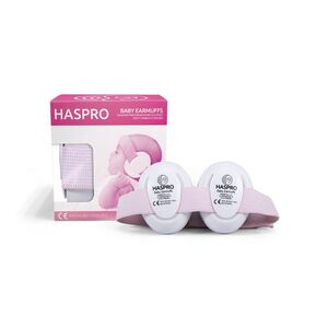HASPRO Hearing Protection BABY sluchátka na uši, 0m+, růžová obraz