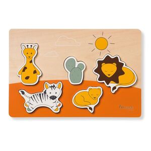 Hauck dřevěné Puzzle vkládací Puzzle N Fit Safari obraz