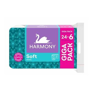 Harmony Soft toaletní papír giga pack 24+6 rolí obraz