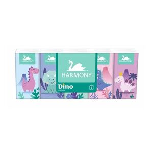 Harmony Dino papírové kapesníky 10x10 ks obraz
