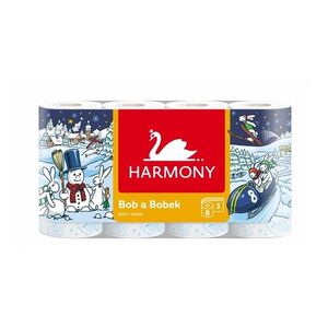 Harmony Soft Bob a Bobek toaletní papír zimní edice 8 rolí obraz