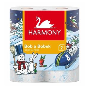 Harmony Bob a Bobek kuchyňské utěrky zimní edice 2 role obraz