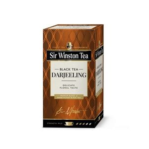 Teekanne Sir Winston Darjeeling black tea porcovaný čaj 20x1, 75 g obraz