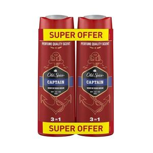 Old Spice Captain Pánský sprchový gel a šampon 2x400 ml obraz