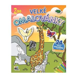 JIRI MODELS Velké omalovánky Zoo 1 ks obraz