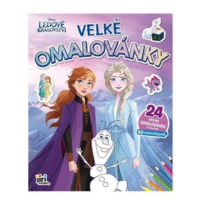 JIRI MODELS Velké omalovánky Ledové království 1 ks obraz