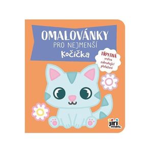 JIRI MODELS Omalovánky pro nejmenší Kočička 1 ks obraz