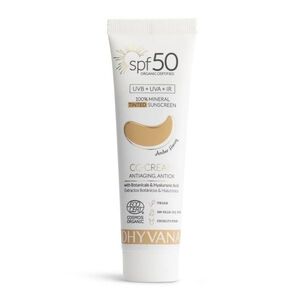 Dhyvana Přírodní minerální tónovací krém SPF50 Amber Honey 50 ml obraz