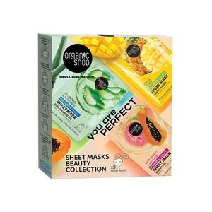 Organic Shop Kolekce plátýnkových masek You Are Perfect 3 ks obraz