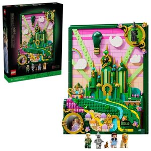 LEGO® Wicked 75685 Nástěnné umění: Emerald City obraz