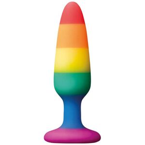 NS Novelties Anální kolík s přísavkou Rainbow Euphoria, malý obraz