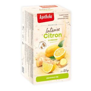 Apotheke Intense Citron a zázvor porcovaný čaj 20x2, 5 g obraz