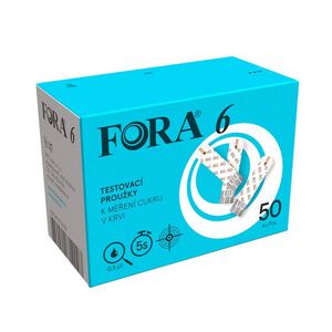 Fora 6 testovací proužky 50 ks obraz