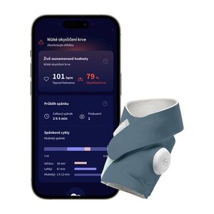 OWLET Dream Sock monitor dechu Bedtime Blue obraz
