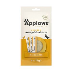 Applaws Cat Puree lízací pyré kuřecí 4x15 g obraz