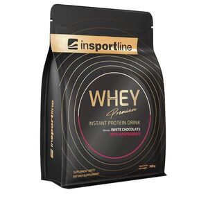 inSPORTline Protein WHEY Premium 700g bílá čokoláda s malinami obraz