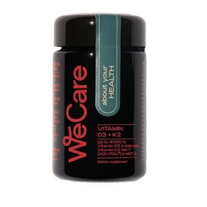 WeCare about your HEALTH vitamin D3+K2 120 kapslí obraz