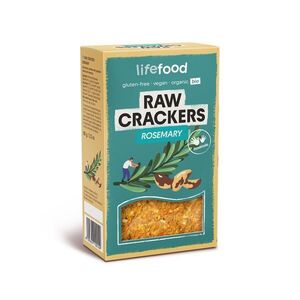 LifeFood Life Crackers Rozmarýnové RAW BIO 90 g obraz