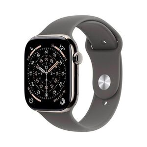 Apple Watch 11 46 mm titan, sportovní řemínek S/M chytré hodinky obraz