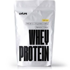 Livlife Whey Protein s příchutí vanilka 500 g obraz