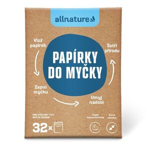 Allnature Papírky do myčky 32 ks obraz