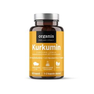 Organis Kurkumin + piperin 60 kapslí obraz