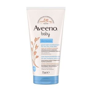 Aveeno Baby Dermexa Emolienční balzám na dobrou noc 75 ml obraz