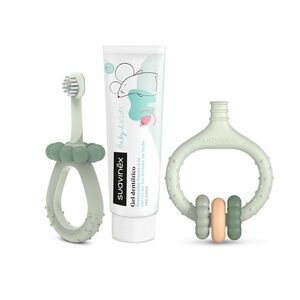 Suavinex Sada na ústní hygienu 3 ks zelená obraz