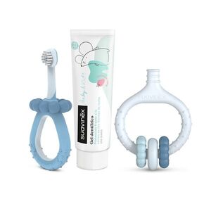 Suavinex Sada na ústní hygienu 3 ks modrá obraz