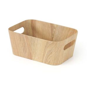 Toro Úložný koš 26 x 18 x 11 cm papír + lepenka 1 ks barva dřeva obraz