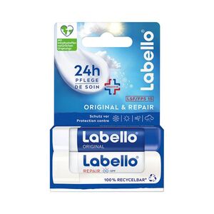 Labello Original&Repair balzám na rty 2x4, 8 g obraz