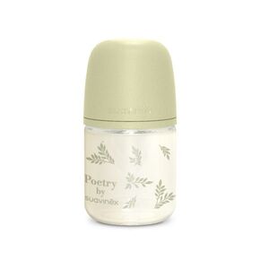 Suavinex Poetry Skleněná láhev fyziologická SX Pro 0m+ SF 120 ml 1 ks zelená obraz