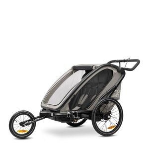 Hauck Bike N Walk Duo cyklovozík 3v1 light grey obraz