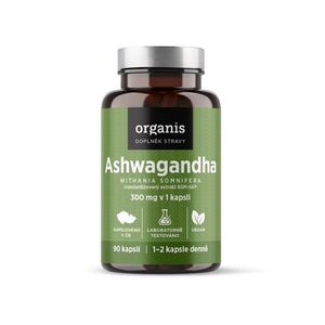 Organis Ashwagandha 300 mg 90 kapslí obraz