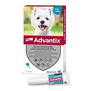 Advantix pro psy od 4 do 10 kg spot-on 1x1 ml obraz